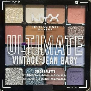 NEW | NYX Ultimate - Vintage Jean Baby - Color Palette - 16 x (0.8 g / .02 oz)